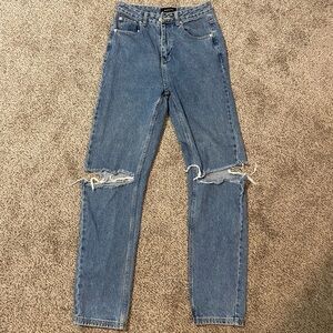 Light jeans from white fox